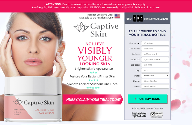 Captive Skin Moisturizing Face Cream